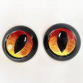 Beautiful Dragon Eyes Dome Cabochons Citrine Cat Eyes Cymophanite Half Flat Back Synthetic Gems Crystal Other Crystal Crafts