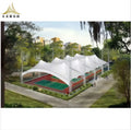 TIMI 2025 New Custom PTFE PVDF Tensile Membrane Structure Tent Windproof Stadium Tennis Sport Court Tent