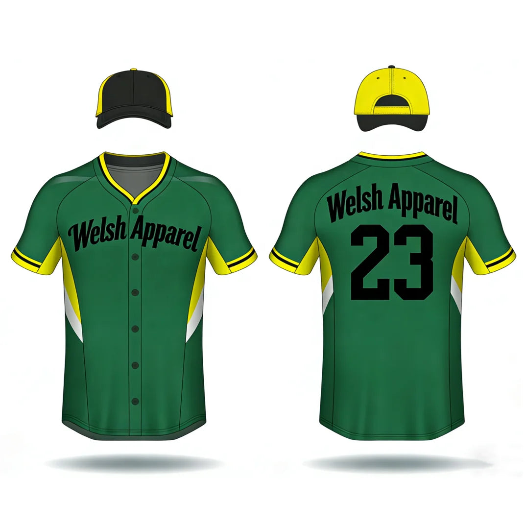 Sublimation Print OEM ODM Plus Size Men Baseball Jerseys Uniform 100% Polyester