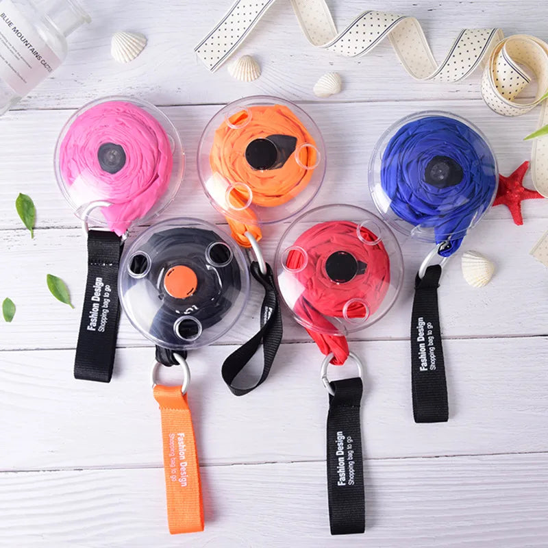 Epsilon Waterproof Magic Friendly Portable Grocery Storage Small Case Foldable Roll Up Reusable Shopping Bag to Roll Up