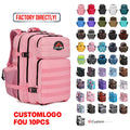 Custom 45L Tactical Backpack Rucksack Waterproof Gym Mochila Tactical Backpack for Camping Hiking Hunting