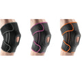 Adjustable Plus Size Compression Patella Gel Pads Knee Brace with Side Stabilizers