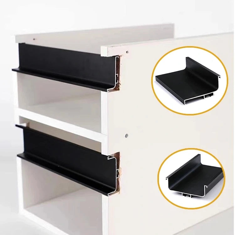 Customized G-shaped Handle for Wardrobes Cabinets and Drawers Made of Aluminum Alloy and Aluminum Profiles