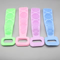 Cheap Factory Price Silicone Bath Body Brush Back Washer Long Silicone Bath Belt Body Back Scrubber for Shower