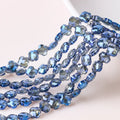 Wholesale 6mm 8mm Colorful Four Leaves Clover Shape Diy Glass Crystal Loose Beads for Jewelry Making