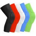 Breathable Sports Compression Knee Pads Honeycomb Basketball Knee Protecter Anti-Collision Sleeves with Kneecap & Elbow Guard