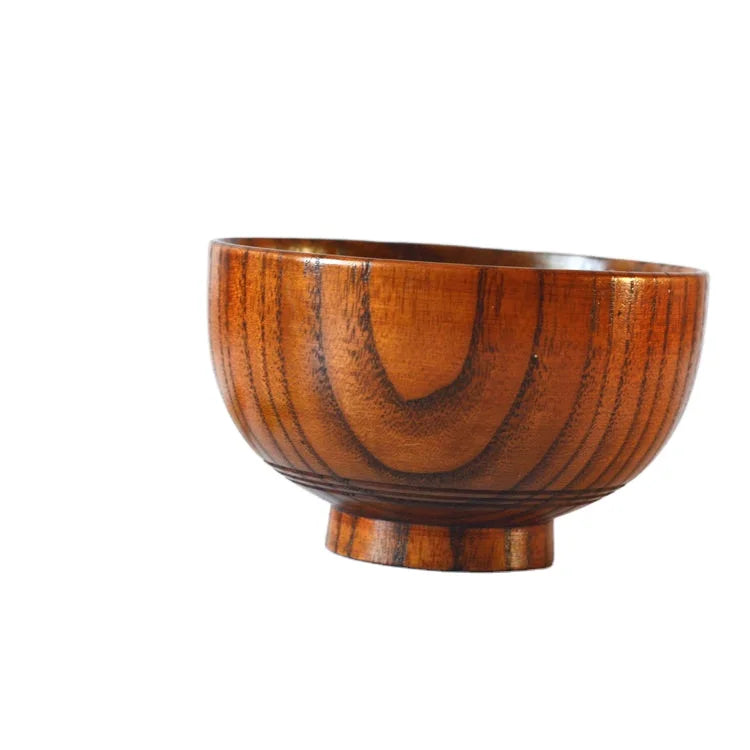 Wooden Tableware Wooden Bowl Natural Wood Color Bowl