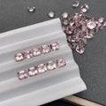 Cushion Shape 4.0mm ~ 10.0mm Good Quality Medium Pink Color Loose Gemstone Morganite Stone Price Peach Natural Pink Morganite