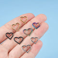 Wholesale 16G Surgical Steel Heart Daith Piercing Jewelry Rook Hoop Tragus Clicker Ring Cartilage Helix Earring Wedding Gifts