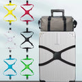 Portable PU Material Luggage Straps Easy-to-Travel Colorful Elastic Strap Belt for Suitcases Bag Bungees