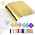 9 X 9cm 100 Sheets 22 Colors Imitation Gold Taiwan B Gold Leaf Foil Sheets for Decorating Wall Nail Art Crafts Furniture Gilding