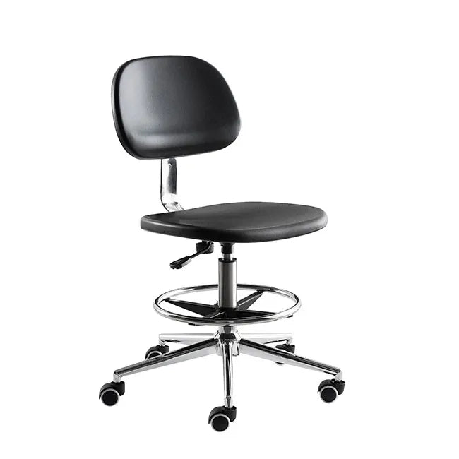 China Manufacturer's Height Adjustable PU Lab Stool for Doctors Nurses Students Industrial Design for School and Hospital Use