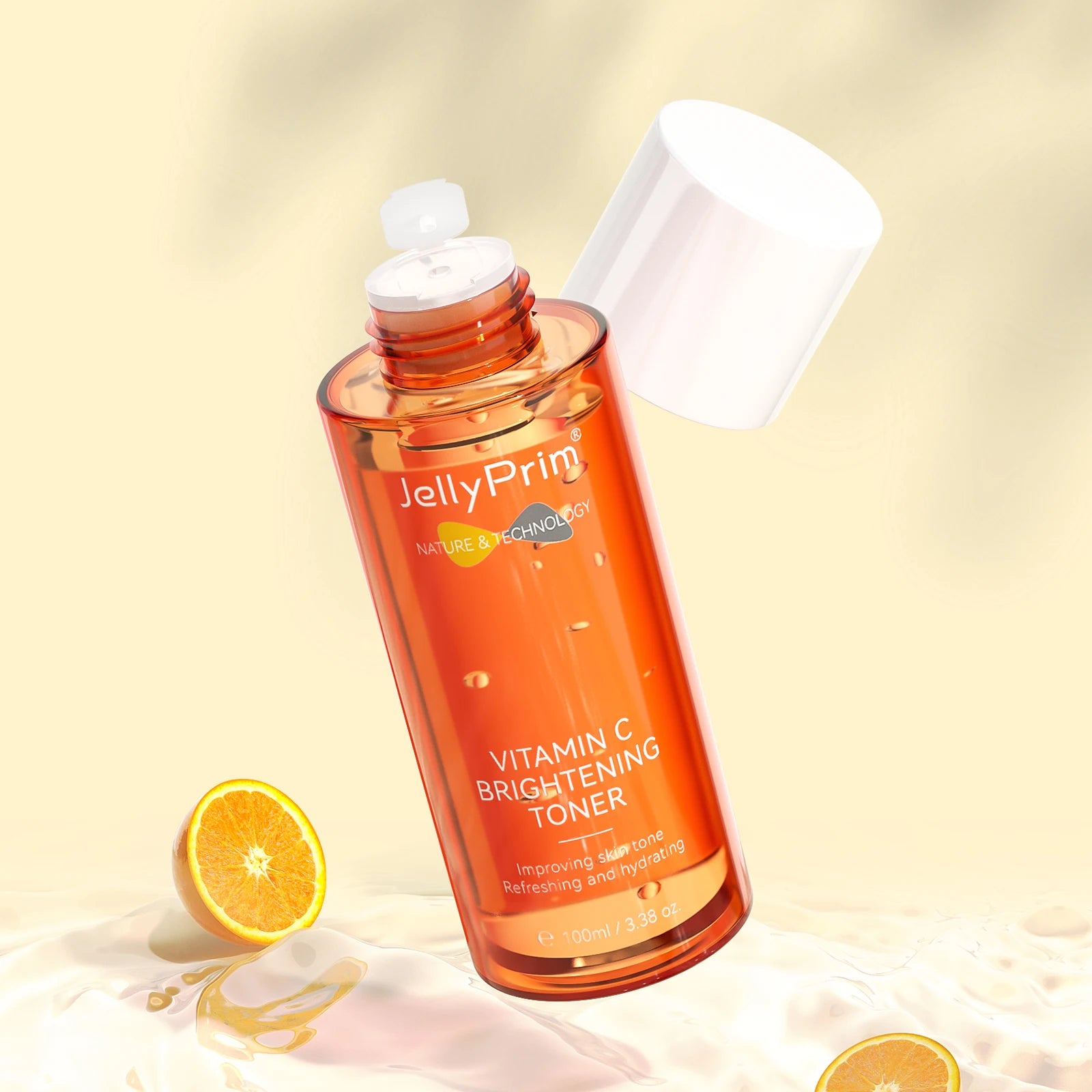 Natural Organic Vitamin C Whitening Brightening Moisturizing Toner Dark Spot Removal Facial Skin Care Toner