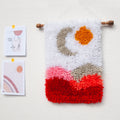 DIY Mesh Canvas with Latch Hook Kit Rug Yarn Kit