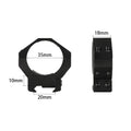 Ohhunt Telescopic Sight Mount Low Profile 35mm Diameter Tactical Scope Rings Mount