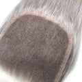 Longfor 5x5 16inch Best Quality Hidden Knots Remy Raw Human Hair Transparent hd Lace 5*5 Silk Base Closure