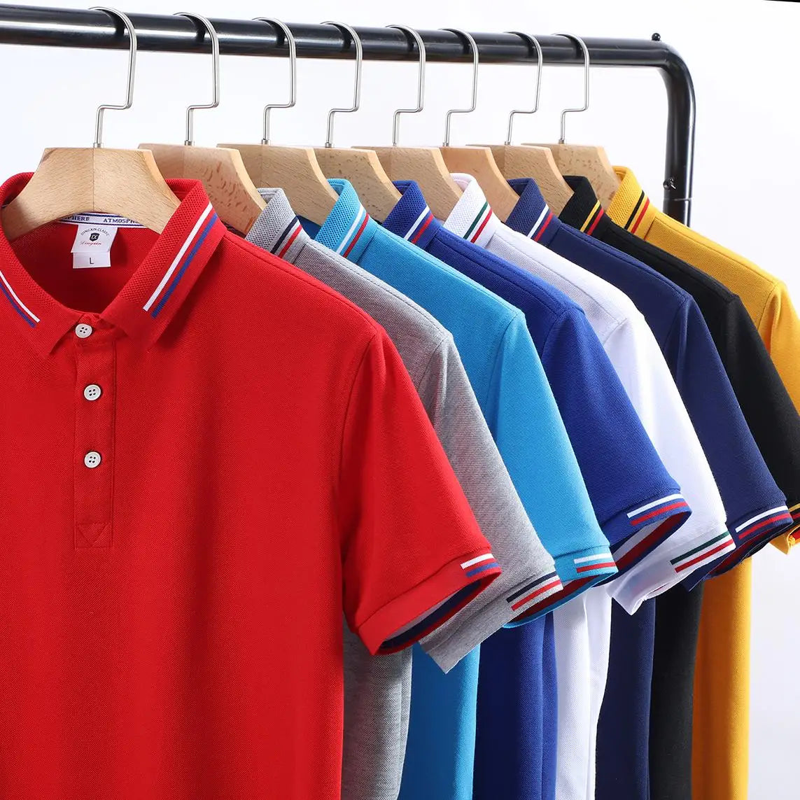 Vintage Customize Logo Mens Stylish Gold Popular Quick Dry Polo Shirt Us Sizes