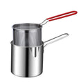 2023 Modern Eco-Friendly Non-Stick Cookware Set 304 Stainless Steel Deep Fryer Stainless Steel Handles for Cooking Oil-Fried
