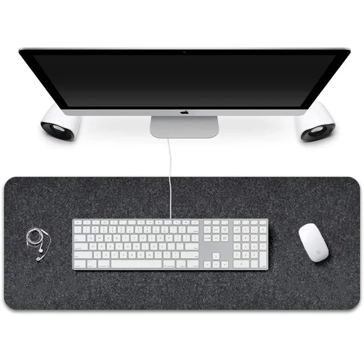 Wholesale  Felt Office Desk Mouse Mat  Anti Slip Felt Desktop Mats Desk Mat