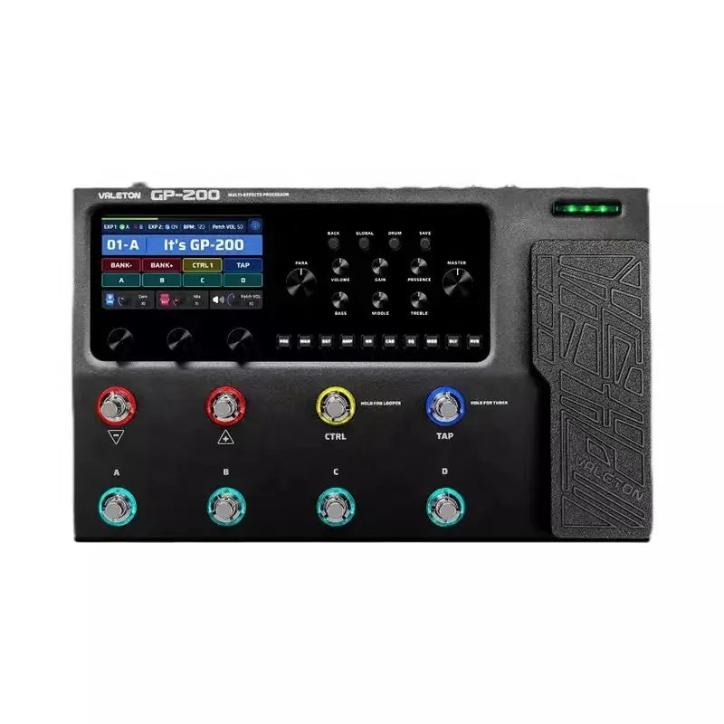 Fast Shipping | Valeton GP-200 Classic Version Multi-effects Processor Pedal for Guitar & Bass
