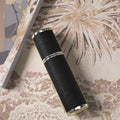 Mini 5ml Flat Leather Case Glass Perfume Bottle Easy Carry Twist Atomizer Spray Travel Size Polished 5ml Capacity Empty Diffuser
