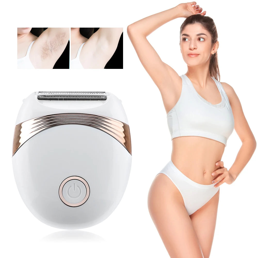 Portable Waterproof Mini Electric Lady Shaver Face Body Underarm Bikini Hair Trimmer  Lady Hair Removal Device Electric Epilator