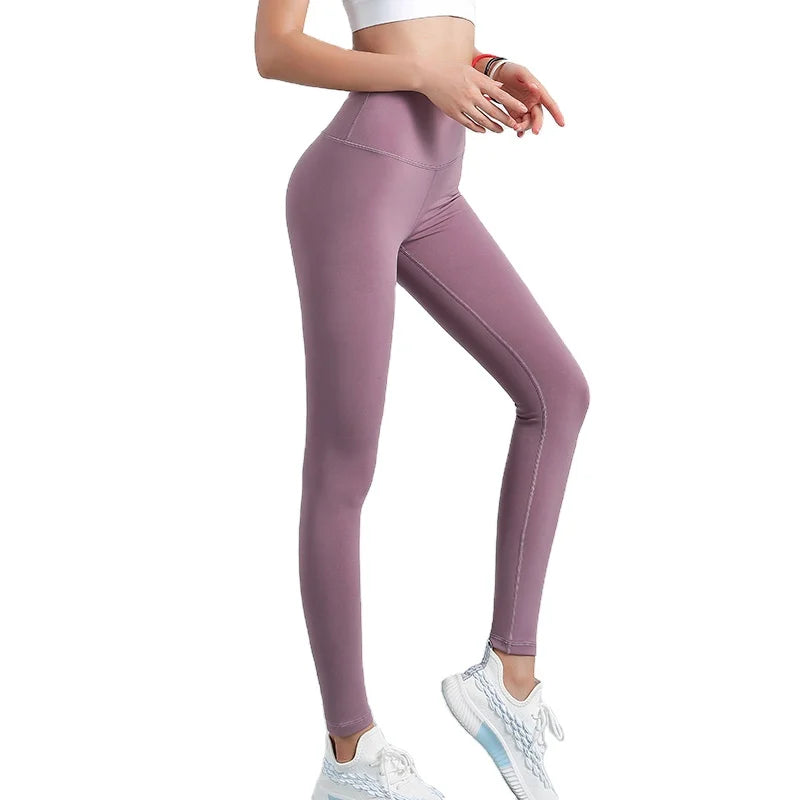 Women's High Waist Sport Leggings-Spandex/Polyester Breathable & Four-Way Stretch for Yoga & Fitness | HB Shaper