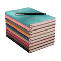 Free Sample Custom Green Hard Cover Blank High Quantity Business Notebook Diary Journal Leather Pu Notebook
