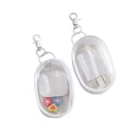 PVC Clear Pouch Keychain Show Plush Toys Figures Doll Pocket Key Chains Mystery Box Display Case Keychain Mini Pouches Keychain
