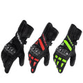 VEMAR Motorcycle Gloves Vintage Goat & Cowhide Leather Motocross Racing Gloves Two-finger Touchscreen Protective Cycling Gloves