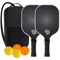 Durable Carbon Fiber Pickleball Paddle with Honeycomb Board Outdoor Sports Cross-Border Pickleball Paddle OEM