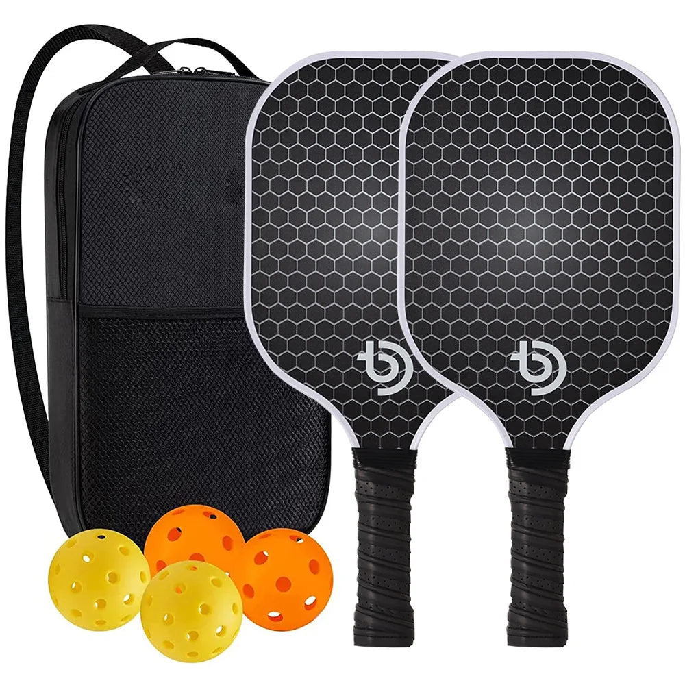 Durable Carbon Fiber Pickleball Paddle with Honeycomb Board Outdoor Sports Cross-Border Pickleball Paddle OEM