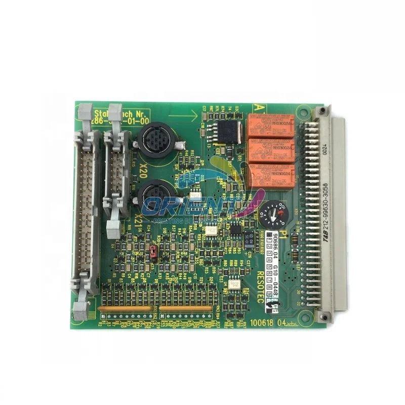 Original 100618 04 RESOTEC Card 286-302-01-00 PC Card for Stahl Folding Machine Folder Machine Electronic Card