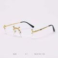 2021The New Top Quality Rimless Shades Sunglasses Unisex Fashion Hip Hop Sunglasses Retro Uv400 Sun Glasses