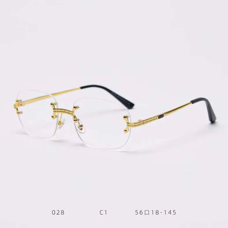 2021The New Top Quality Rimless Shades Sunglasses Unisex Fashion Hip Hop Sunglasses Retro Uv400 Sun Glasses