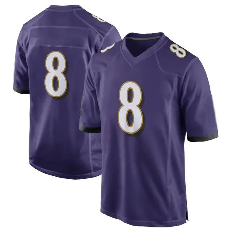 Custom Sublimation American Football Jerseys for 32 Teams University League Football Wear Uniform Polyester Mesh Rugby T Shirts