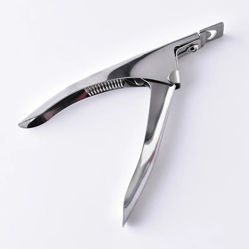 Professional Stainless Steel Manicure Tool False Nails Tips Nipper  Edge Well Nail Scissor Cutter Set for Nail Clipper