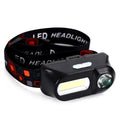 Helius  Mini XPE+COB LED Headlamp USB Rechargeable Flashlight Torch Use 18650 Battery Camping Head Lamp Fishing Headlight
