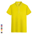 Men's Luxury Casual Short Sleeve Workwear for  Shirts Custom Logo Yellow Floral Pattern T-Shirt Knitted Fabric