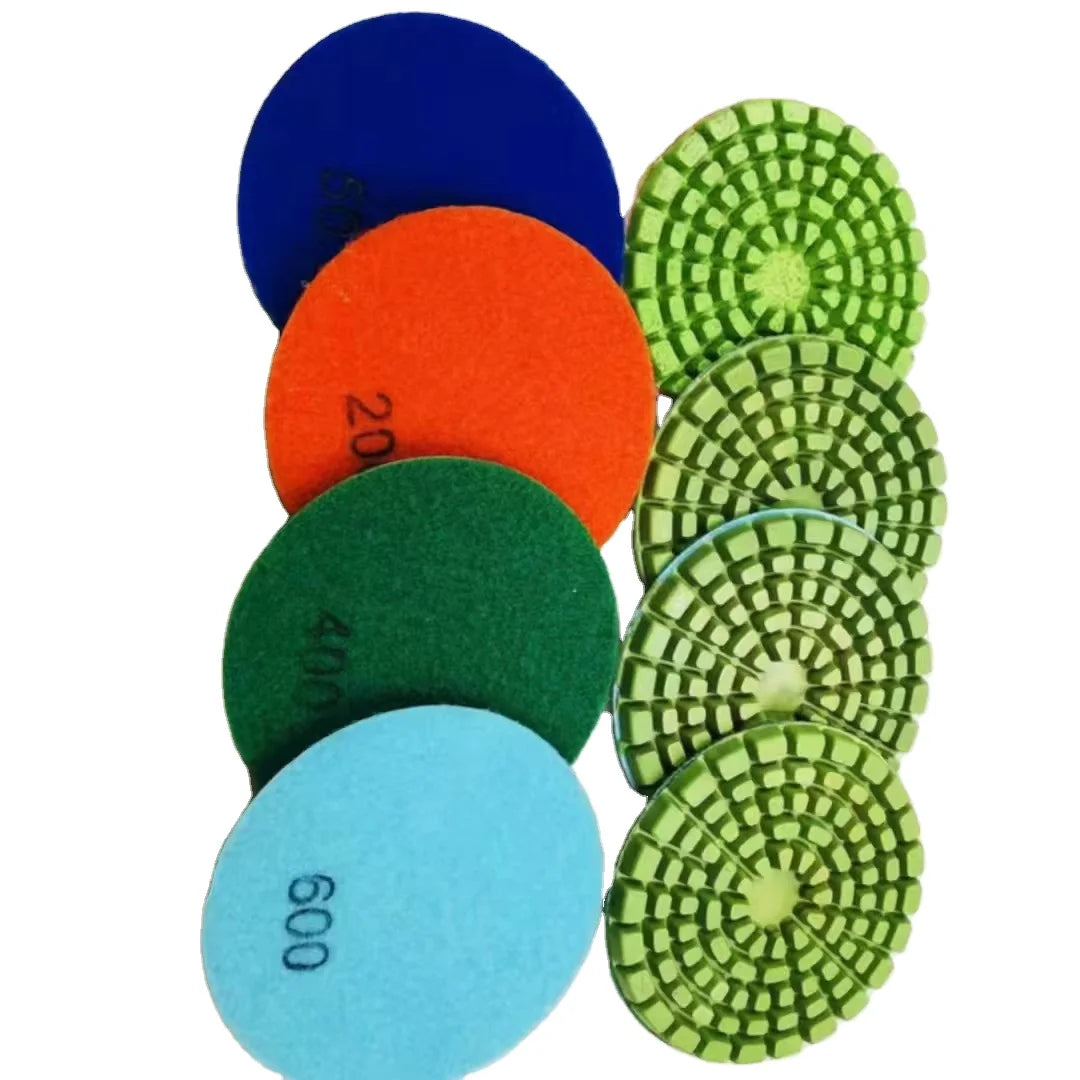Factory Hot Sell Durable Wet Flexible Diamond Polishing Pads for Marble Granite