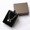 Eco Friendly Kraft Premium Square Corrugated Craft Raw Drawer Custom Logo Watch Jewelry Paper Box