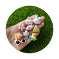 100x Resin Cute Rabbit Duck Flower Bouquet Candy Tree Sunglasses Flatback Scrapbook Figurines DIY Hair Bow Anime Crafts