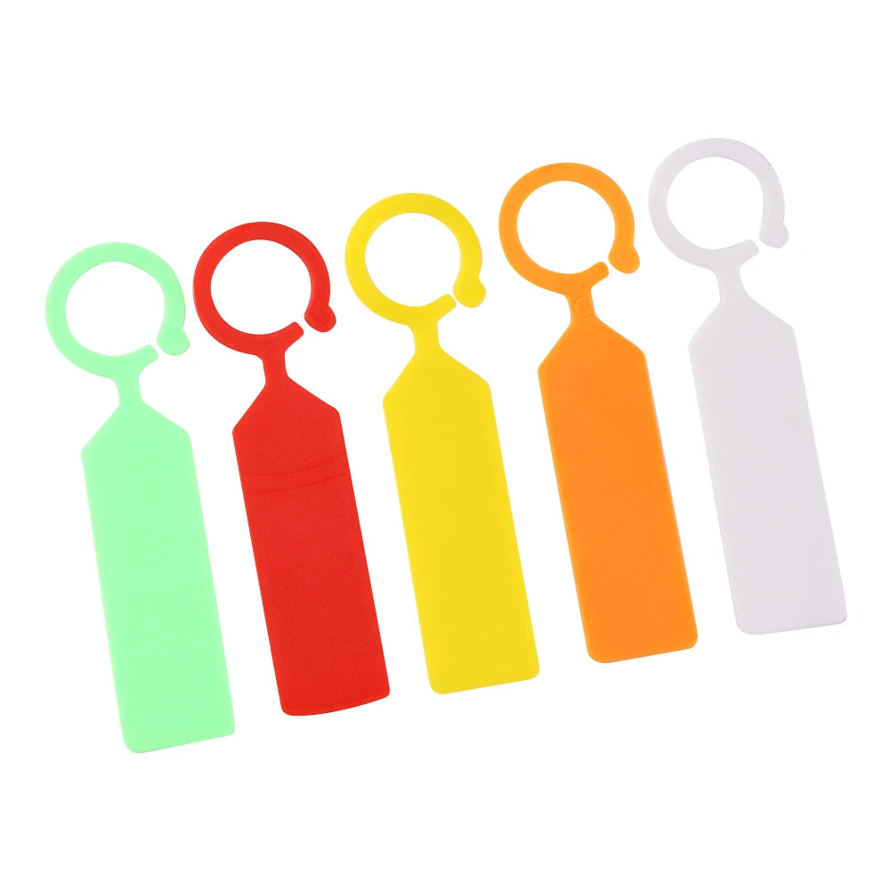 Waterproof Plastic Multicolor Garden Nursery Label Plant Marker Sign Label Hanging Plant Tag