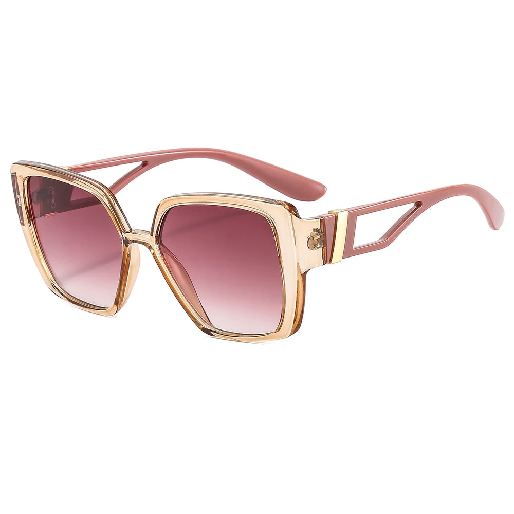 Classic Fashion Sun Glasses Women Unisex Big Oversize Personal Square New Sunglasses