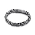 KALEN Vintage Bracelets Buckle Men Cuff Bangle 316L Stainless Steel Bracelet Jewelry