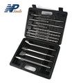 Naipu 13Pcs SDS Plus Shank Masonry Combination Set Hammer Drill Bits Set Chisels Set With Plastic Case for Concrete Wall Brick B