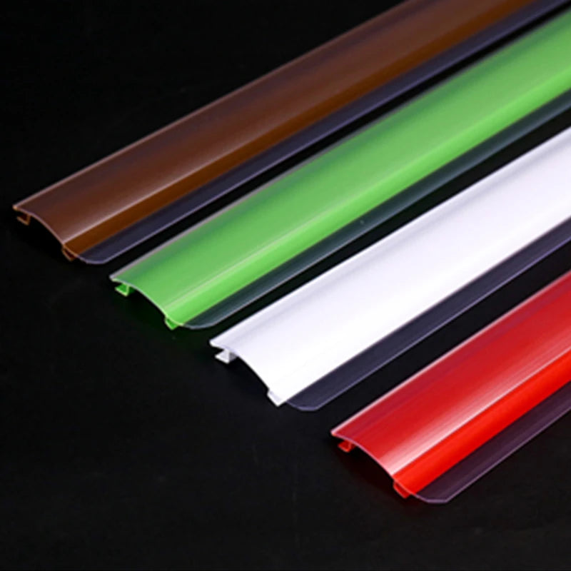 Hookei Supermarket Retail Plastic Pvc Acrylic Label Tag Adhesive Data Strip Price Holder Shelf Label Holder for Shelves