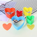 Wholesale Baking Colorful 5-6 Pieces Plastic Cookie Cute Cartoon Moulds Fruit & Vegetable Cut Mousse Ring Cake Moulds