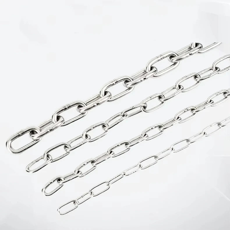 Silver Polished Sustainable Stainless Steel Welded Link Conveyor Chain