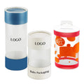 Packaging Clear Cylinder Coffee Packing Tube Custom Designs Cylinder Cardboard Paper Tube Tea Coffee Food Container